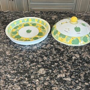 CHATEAU VALMONT PIE DISH W COVER